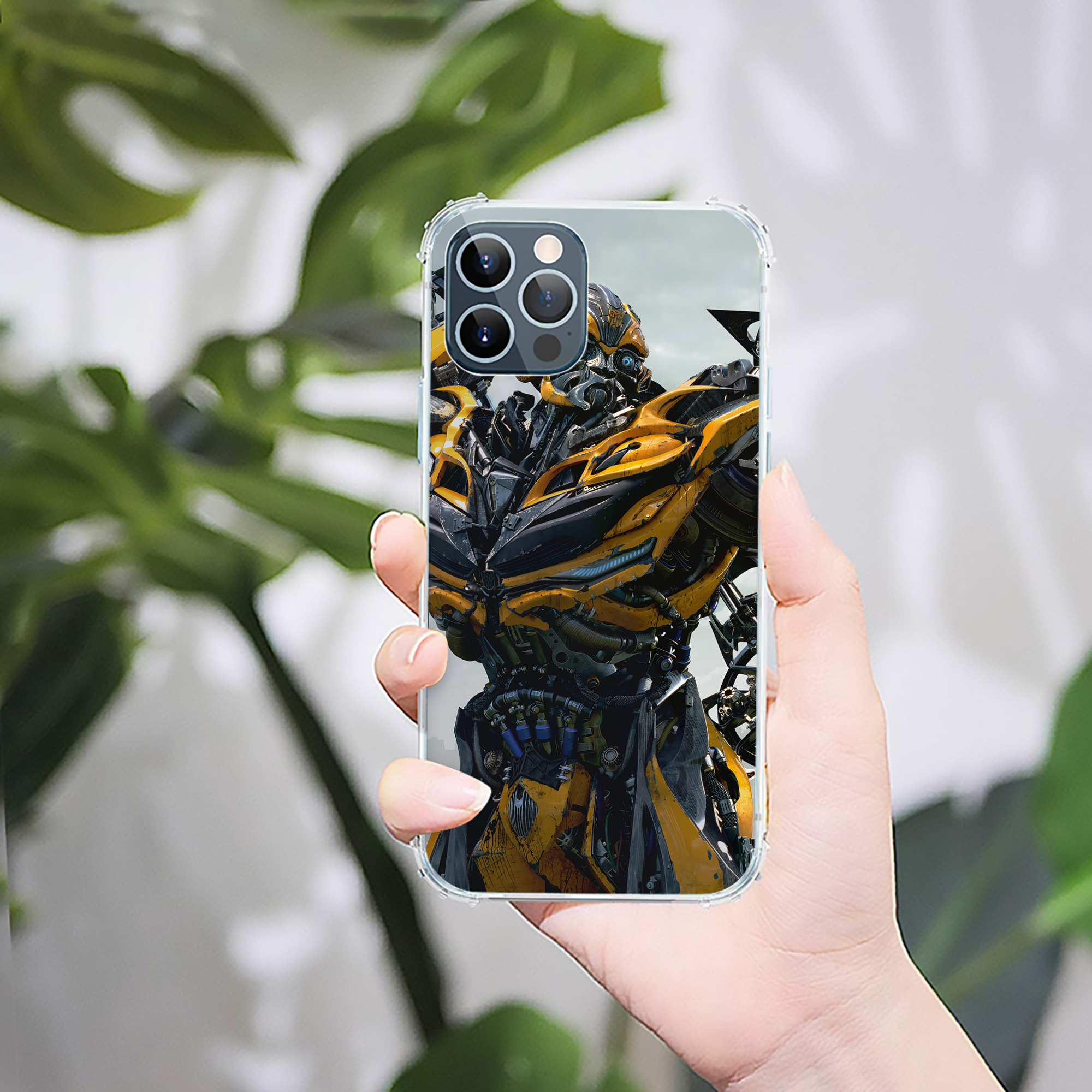 （画像用） Transformers トランスフォーマー 【iPhone 12シリーズ対応】透明スマホケース（クリアソフトケース）